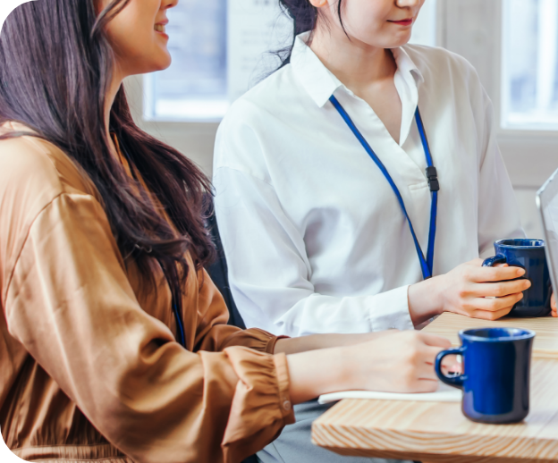 対話する社員たち